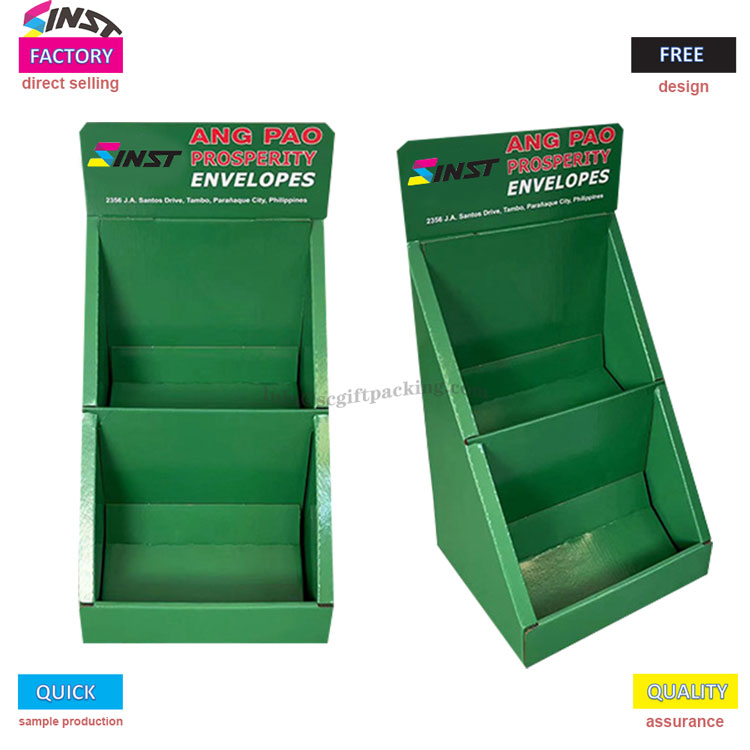 Green Business Strategy Ng Libreng Paghahati ng Stepped Envelope Display Rack