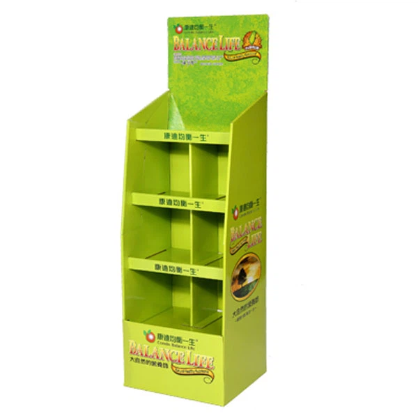 Ang hindi nakikita na salesman cardboard floor display stand