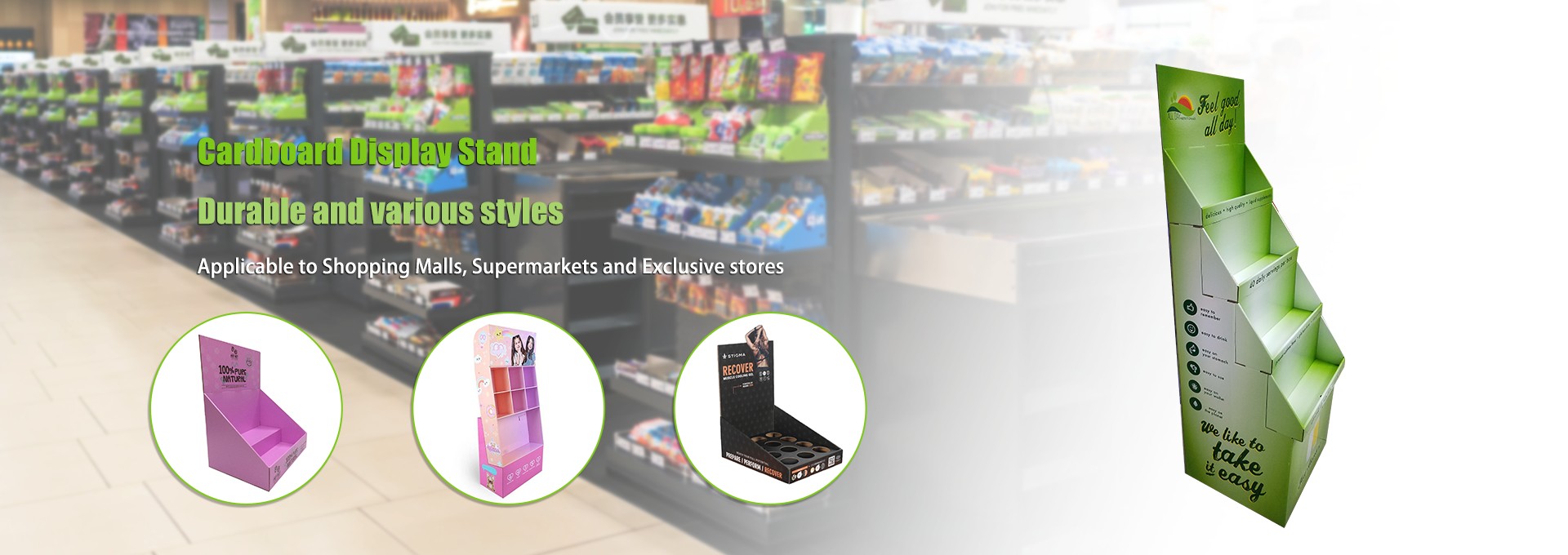 Cardboard display stand supplier