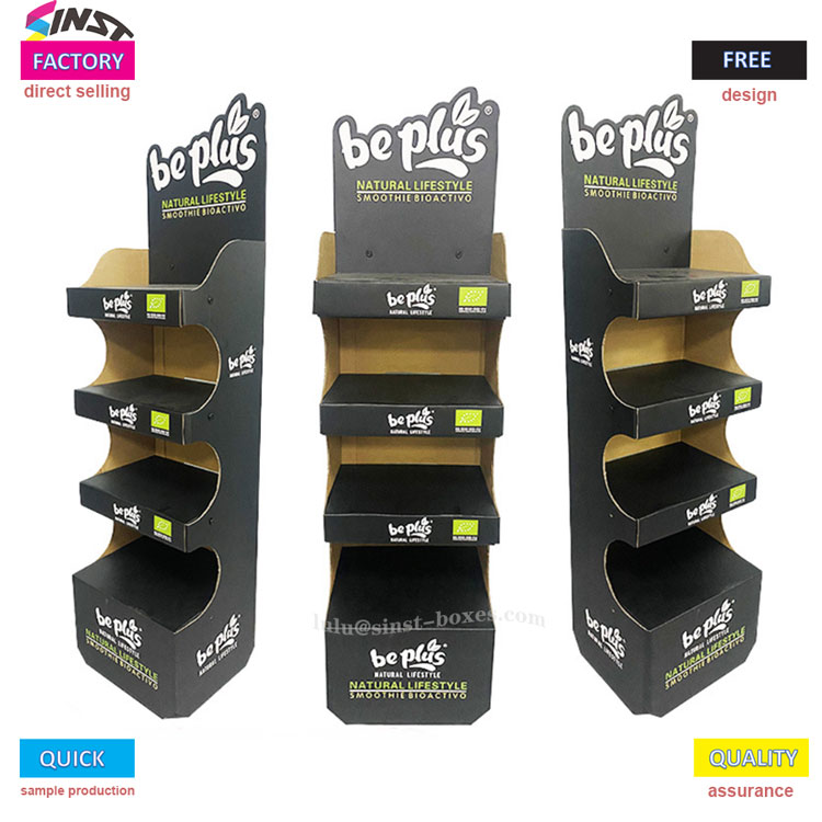 Gumawa ng shampoo na lumiwanag sa shampoo corrugated display rack