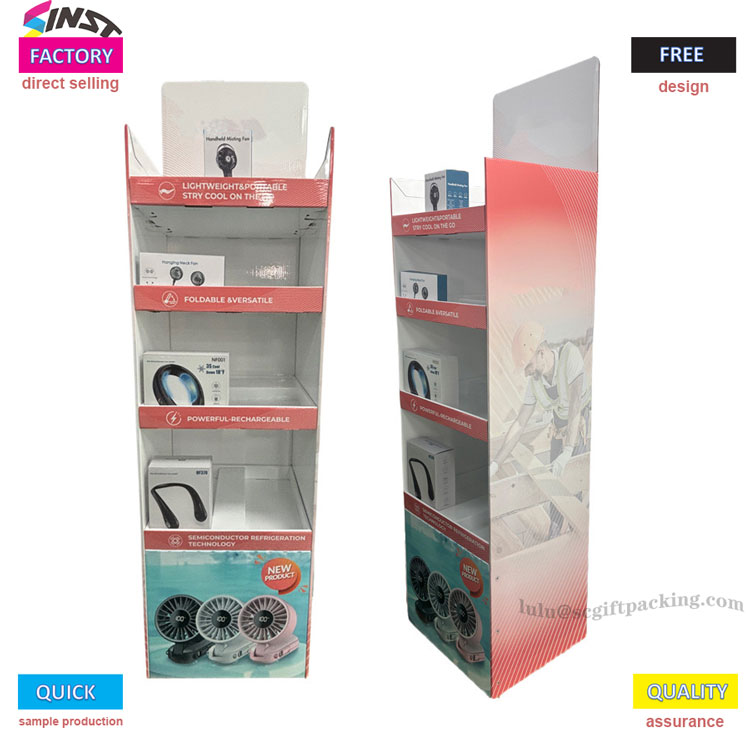 Paano gawing nakatayo ang iyong electric fan sa electric fan cardboard display stand?