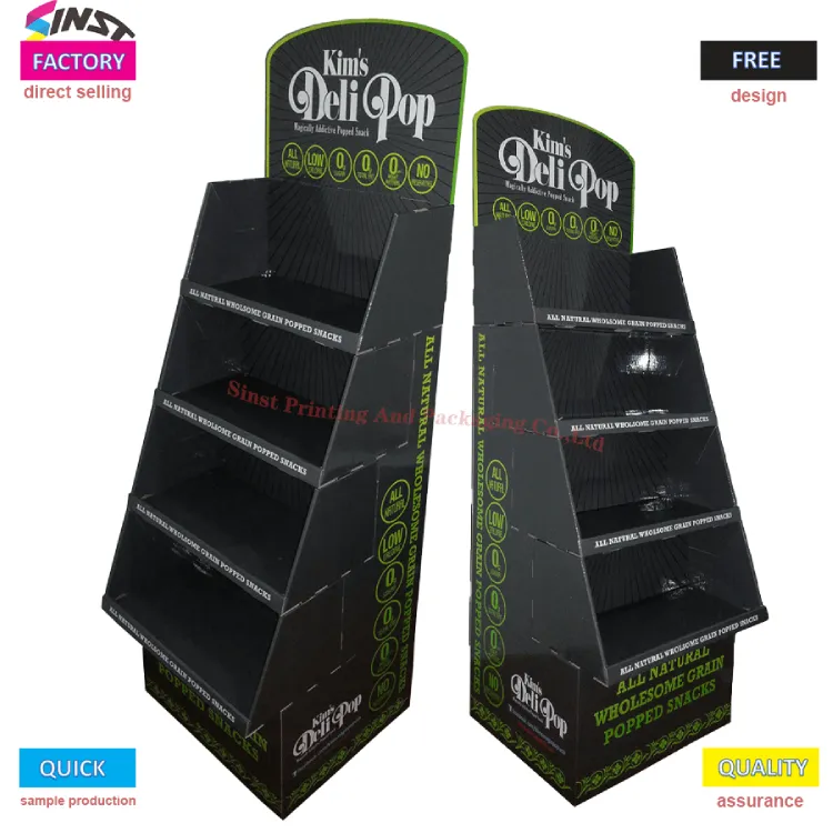 Popcorn cardboard display rack: nagbibigay-daan sa mga meryenda na 