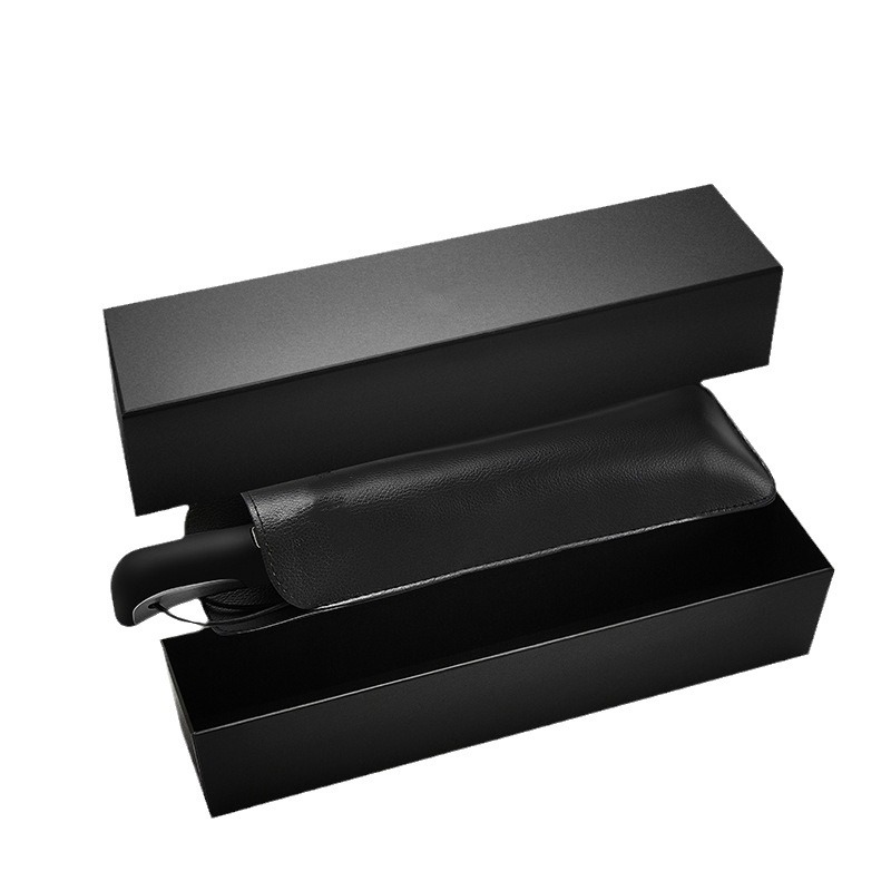 Ipinapakilala ang isang naka-istilong black hard gift box para sa high-end na umbrella packaging, ginagawa itong perpektong pagpipilian para sa mga corporate na regalo