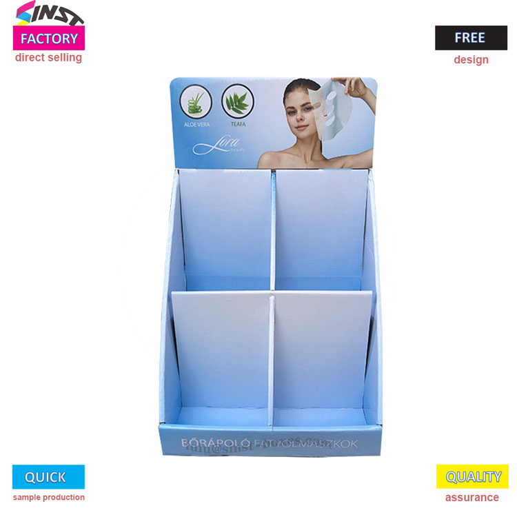 ​Paano ang Pocket Facial Mask Cardboard Countertop Display Stand ng double terminal sales?