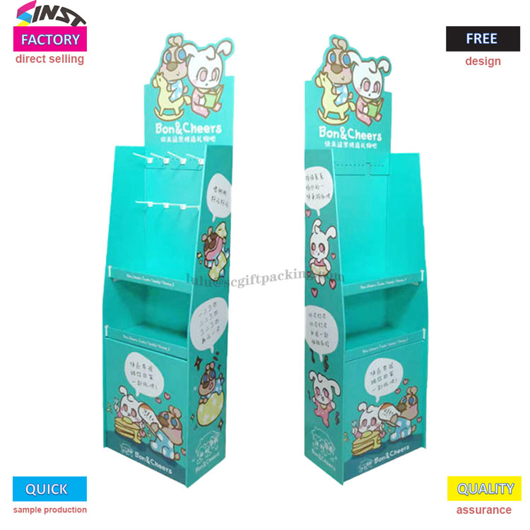 Ang Custom na Cardboard Snack Display ay nakatayo para sa Mga Retail Promosyon