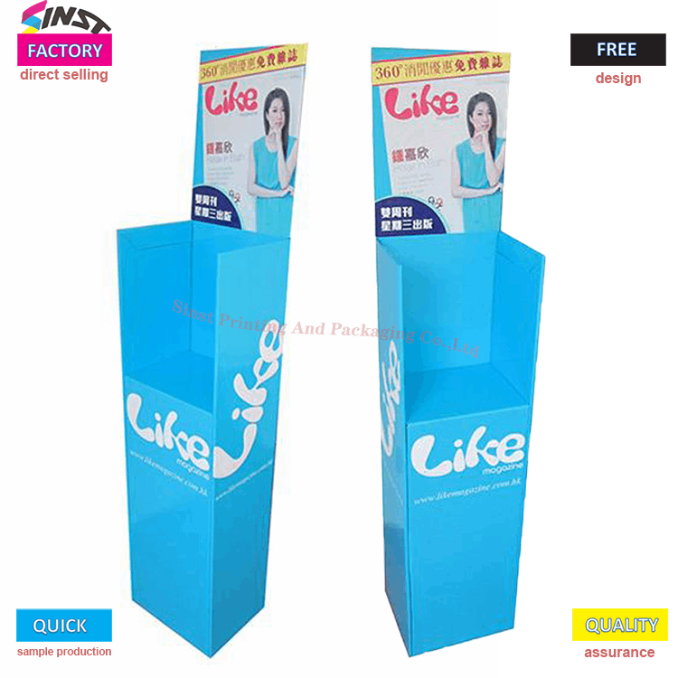 Cardboard Magazine Display Stand para sa Dyaryo