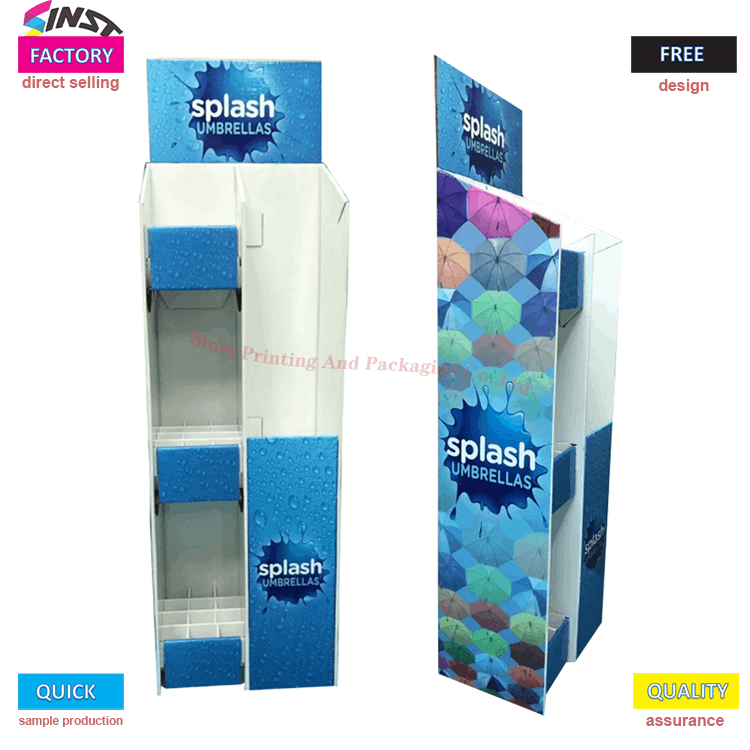 Cardboard Umbrella display stand berdeng kahon