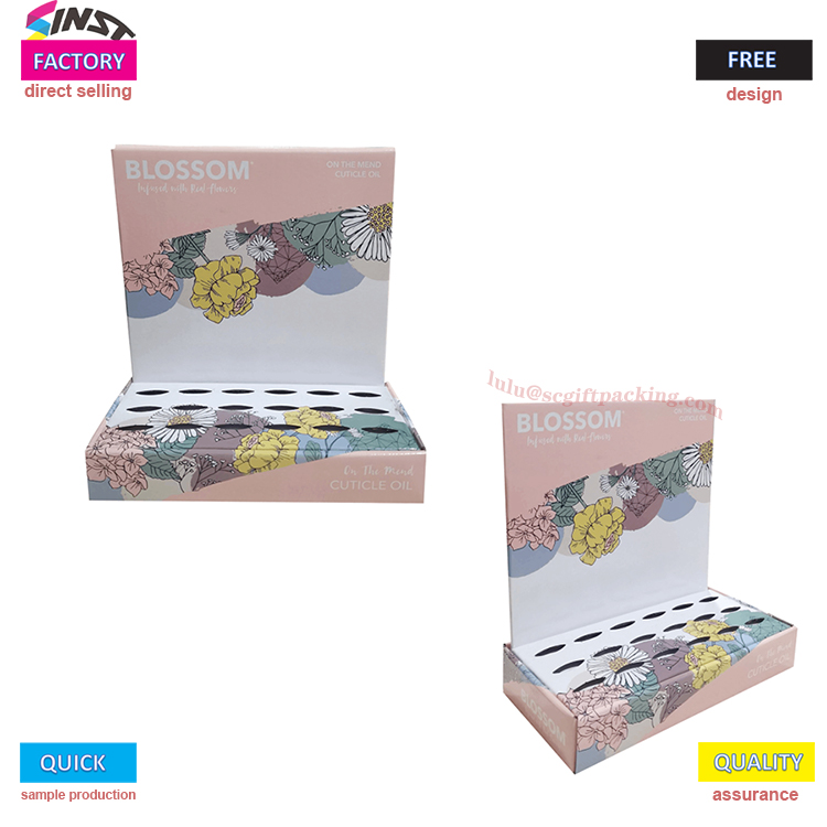 Desktop na katangi-tanging cosmetics nail polish display box