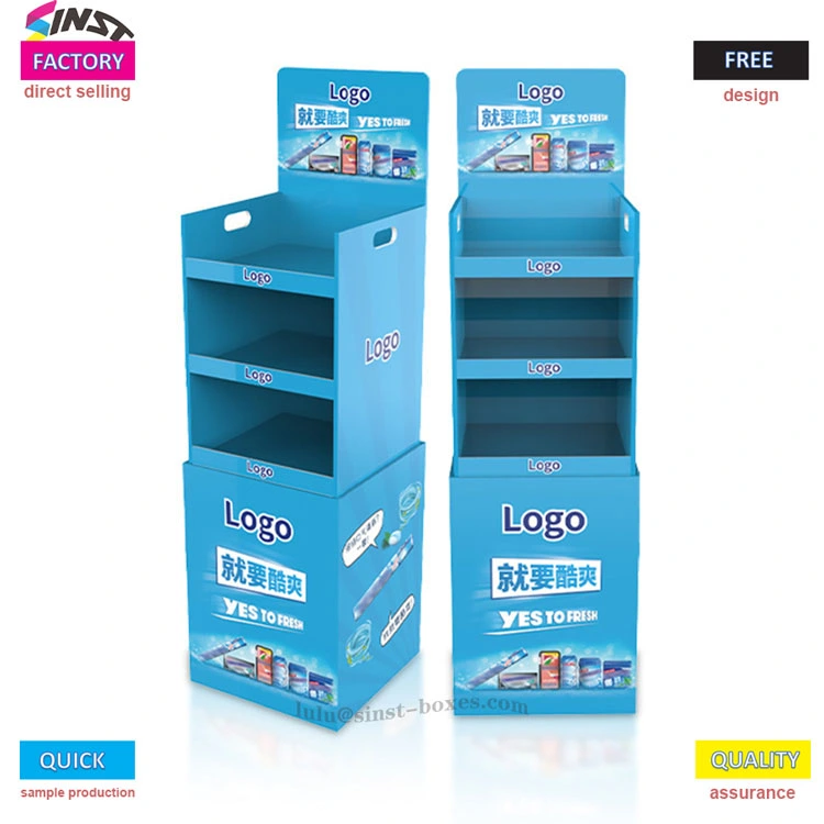 Candy FSDU corrugated cardboard display stand for retail stores