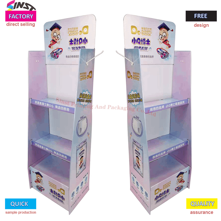 Supermarket corrugated display stand para sa milk powder