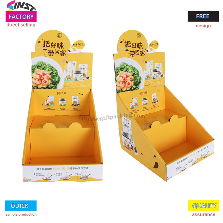 Supermarket Seasoning Countertop Cardboard Display Box